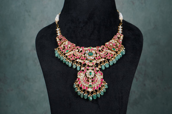 Kundan necklace  (4-8532)(K)