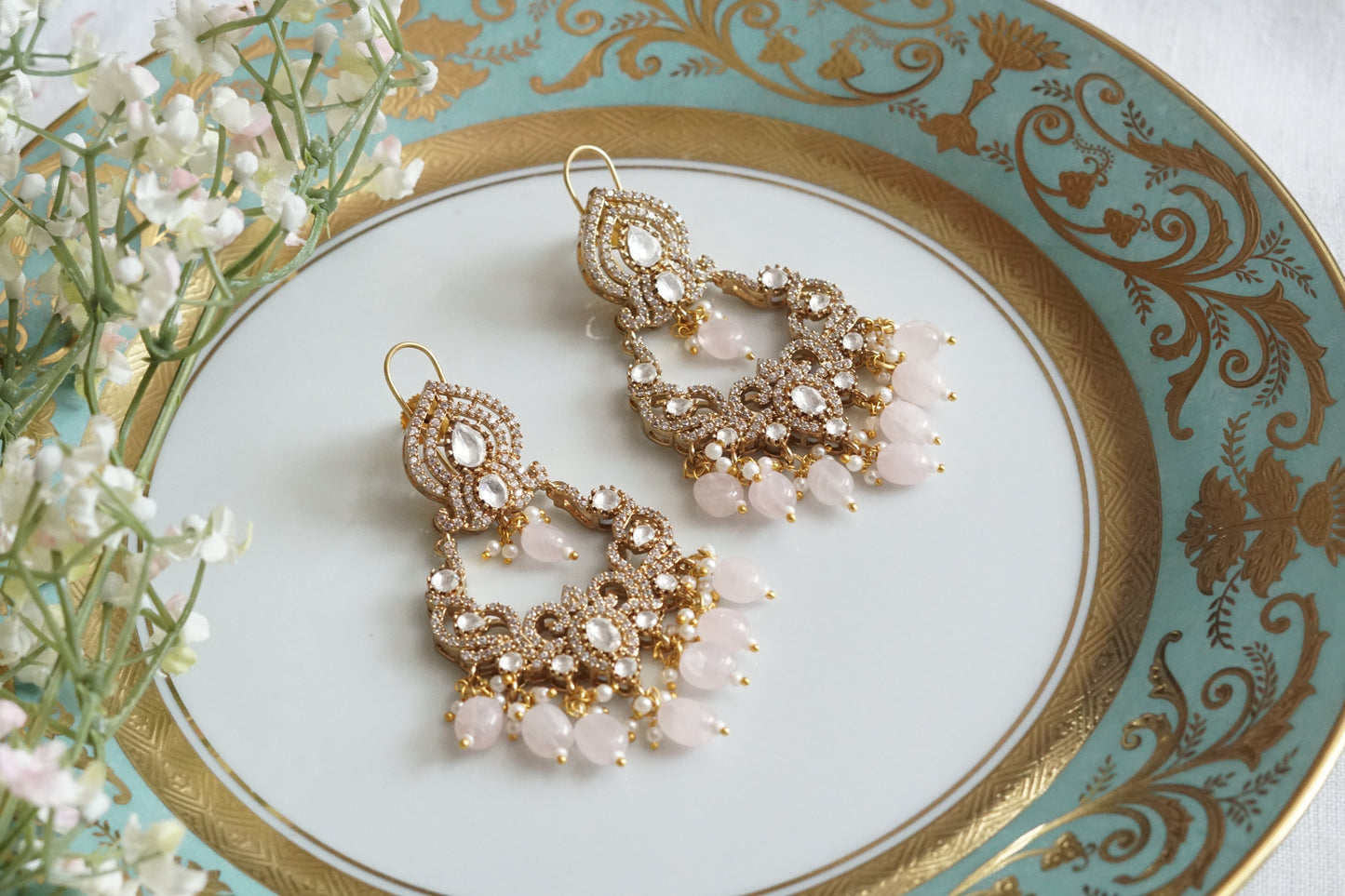 Polki Earrings (1-5160)(B) - JEWELSTYLE