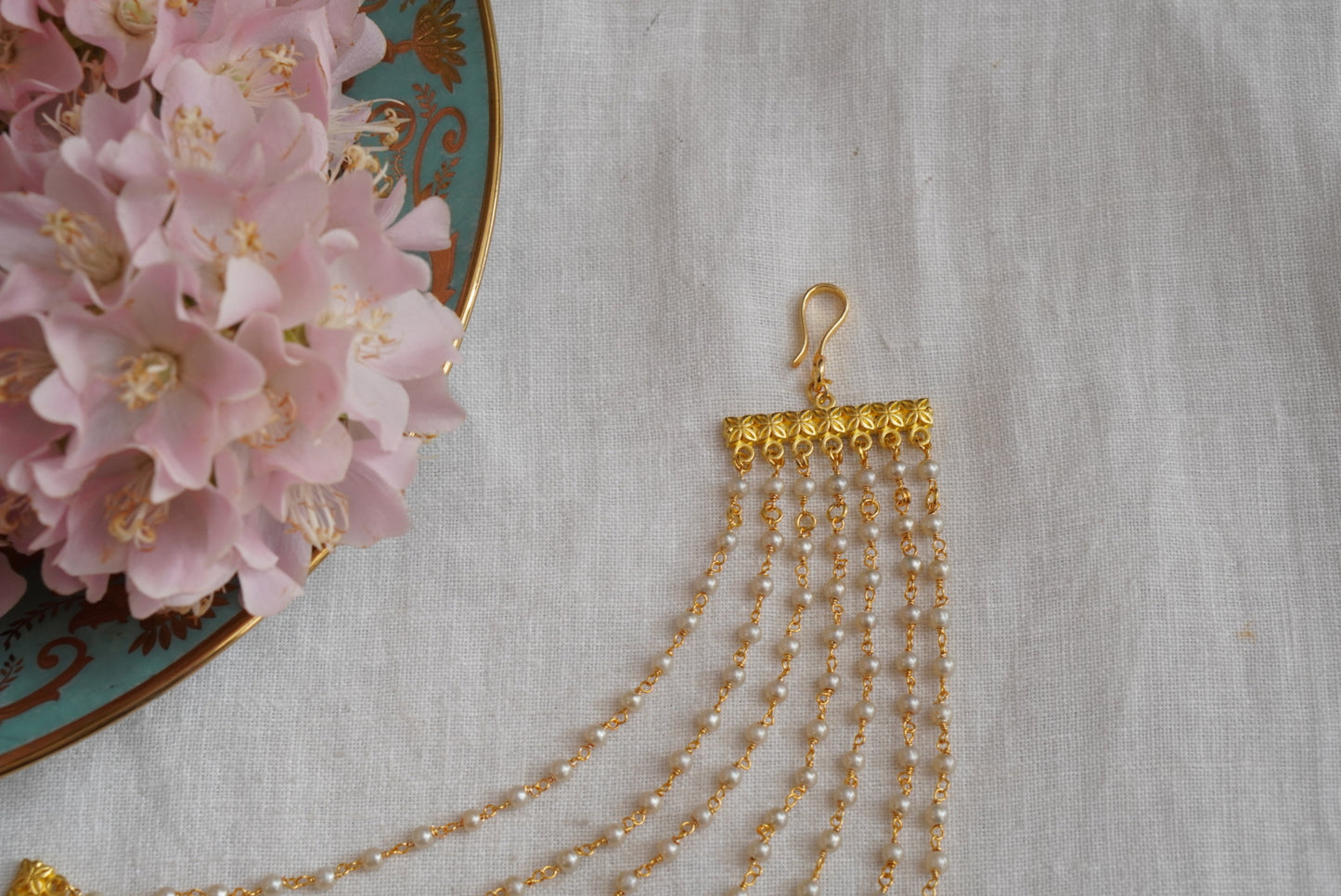 7 Line Ear Chain  (9-163) - JEWELSTYLE