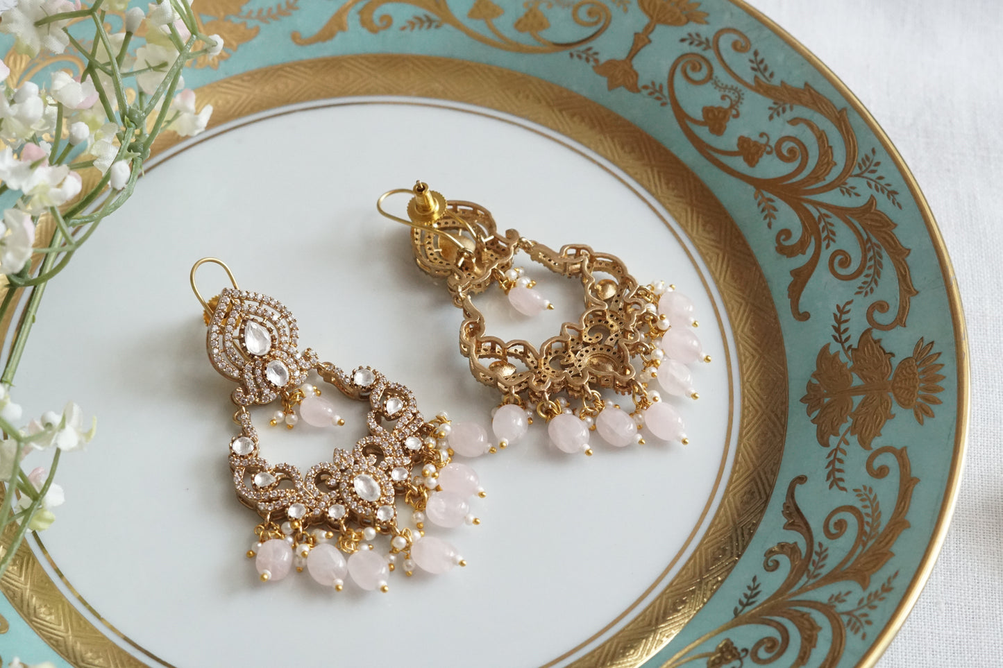 Polki Earrings (1-5160)(B) - JEWELSTYLE
