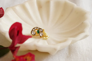 Kundan Earcuff  Studs (1-4222)(AK)