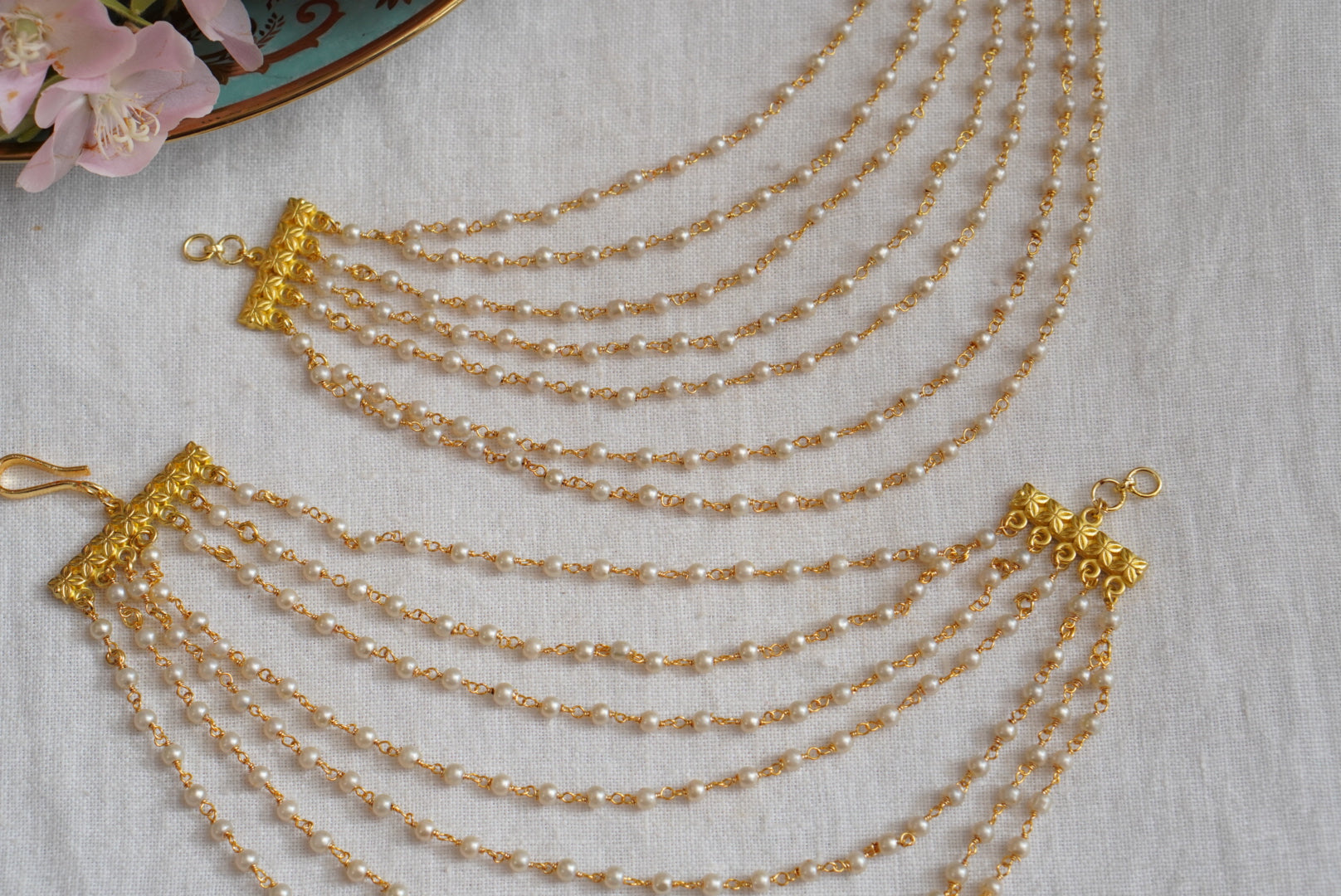 7 Line Ear Chain  (9-163) - JEWELSTYLE
