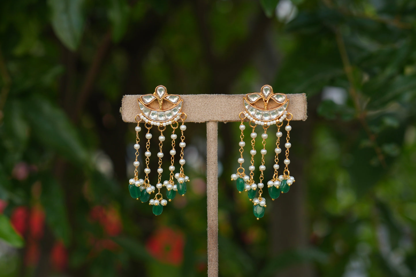 Kundan Earrings (1-5116)(K)