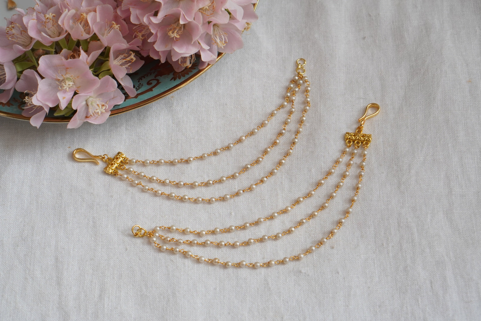 3 Line Ear Chain  (9-165) - JEWELSTYLE