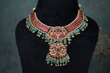 Kundan Reversible Necklace set(4-8579)(K)(offer piece)