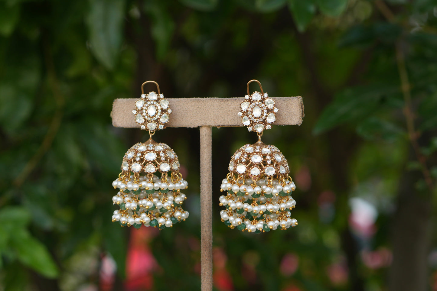 Polki Jhumki  (1-5118)(B)