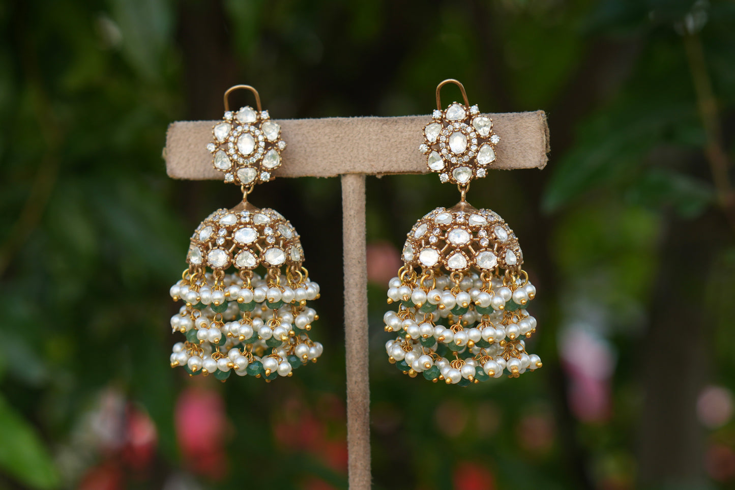 Polki Jhumki  (1-5118)(B)