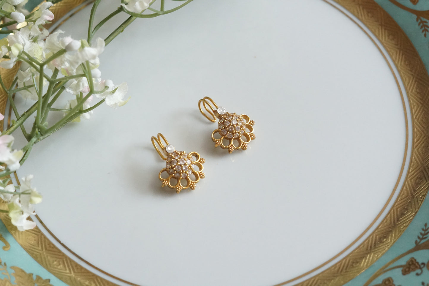 Polki Bugadi Earrings (1-5169)(B) - JEWELSTYLE