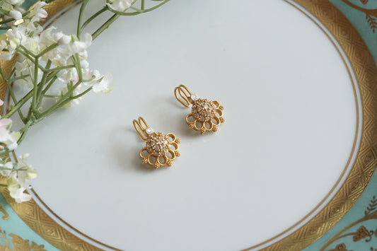 Polki Bugadi Earrings (1-5169)(B) - JEWELSTYLE