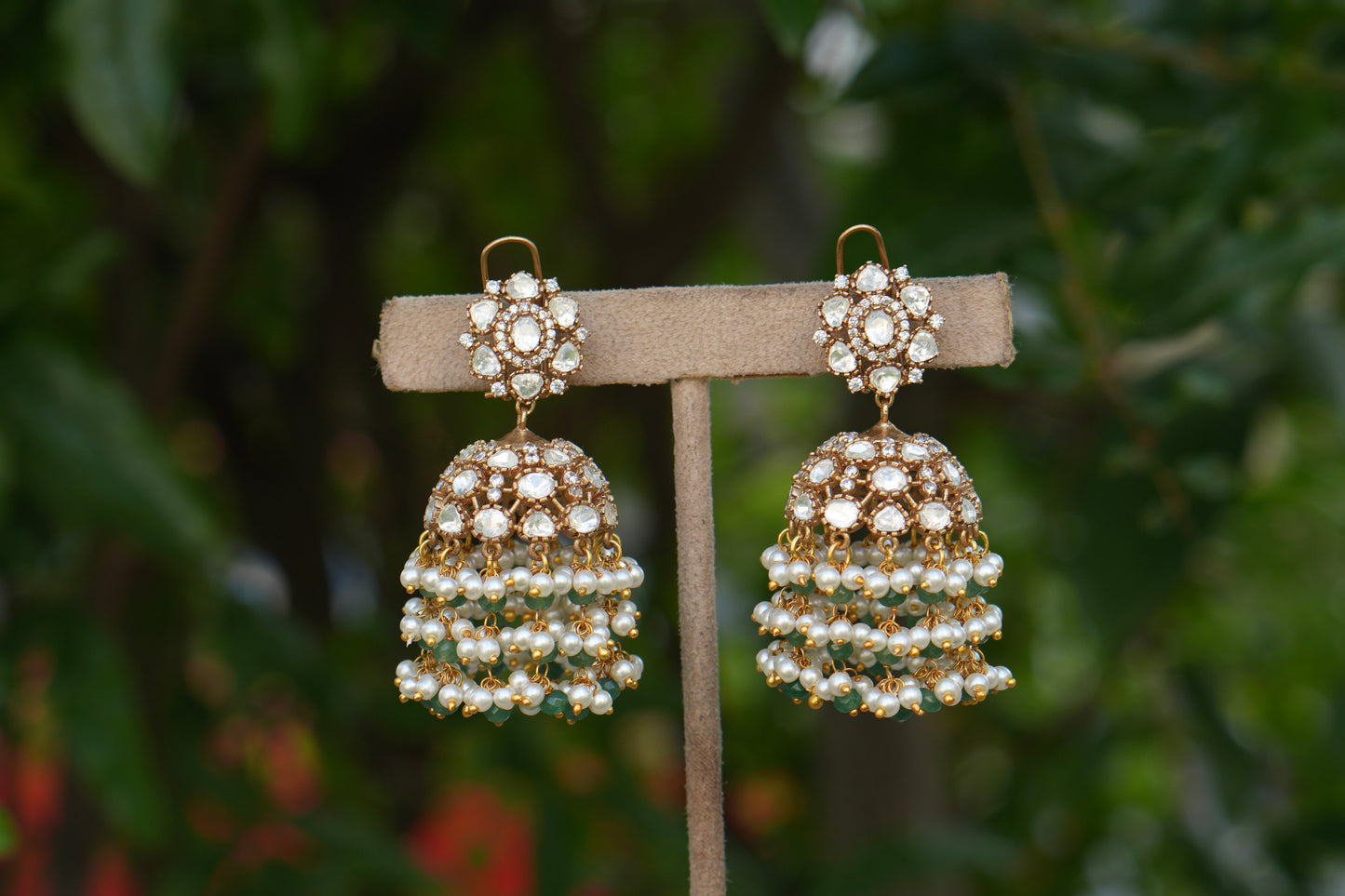 Polki Jhumki  (1-5118)(B)