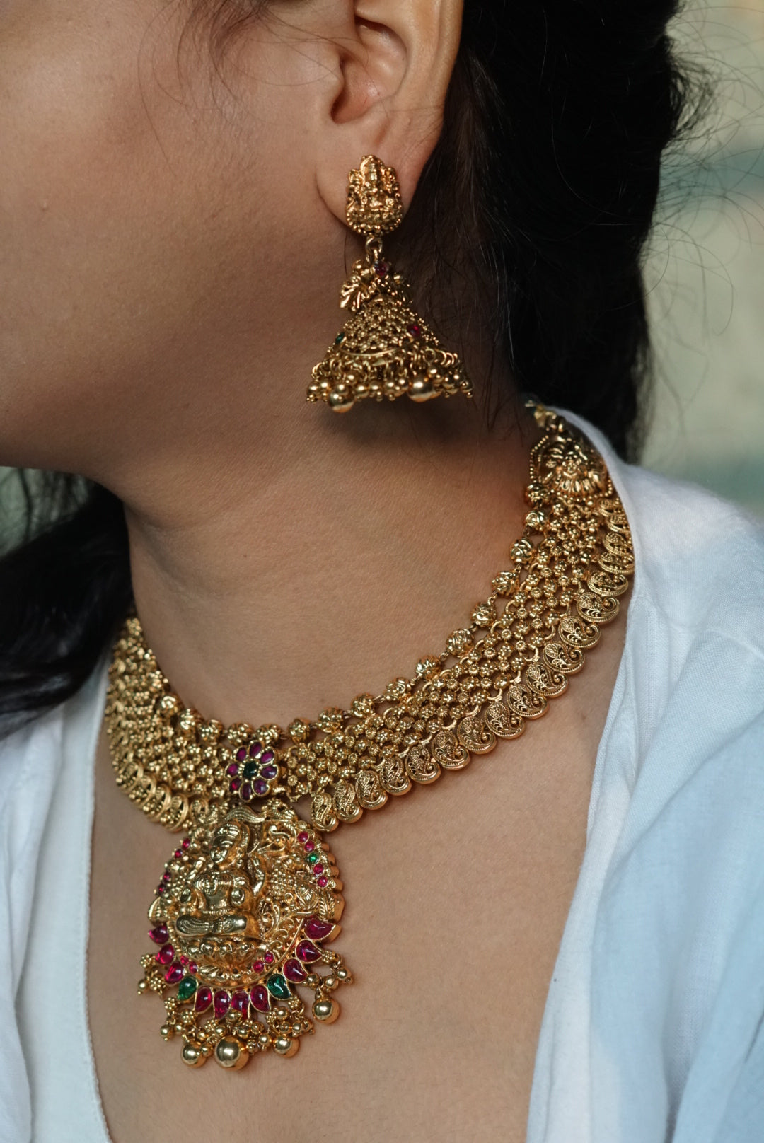 Kundan Necklace set (4-4028)(AK)(OFFER PIECE) - JEWELSTYLE