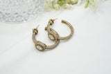 White Stone Polki Earrings (1-3854)(B)