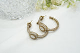 White Stone Polki Earrings (1-3854)(B)