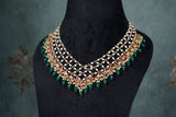 Kundan jaali necklace (4-8539)(K)