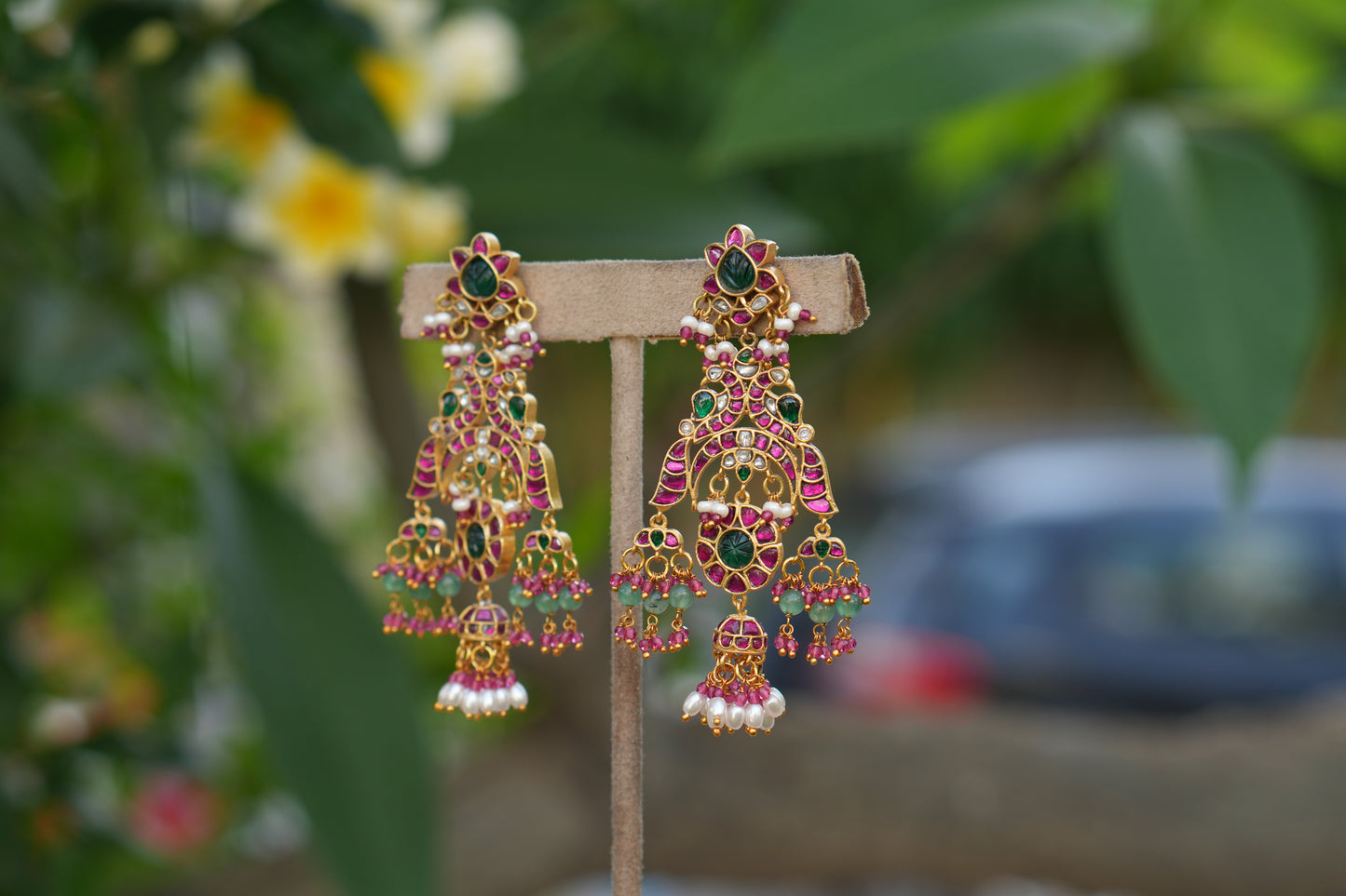 Kundan Earrings (1-5132)(K)