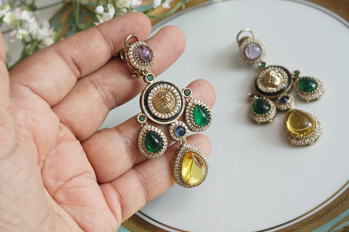 AD  Earrings (1-5167)(B) - JEWELSTYLE