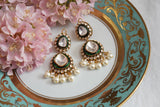 Polki earrings (1-4101)(B)