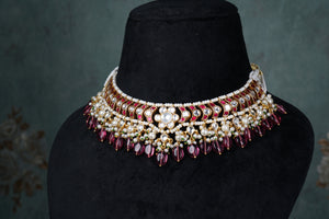 Kundan necklace (4-8545)(S)