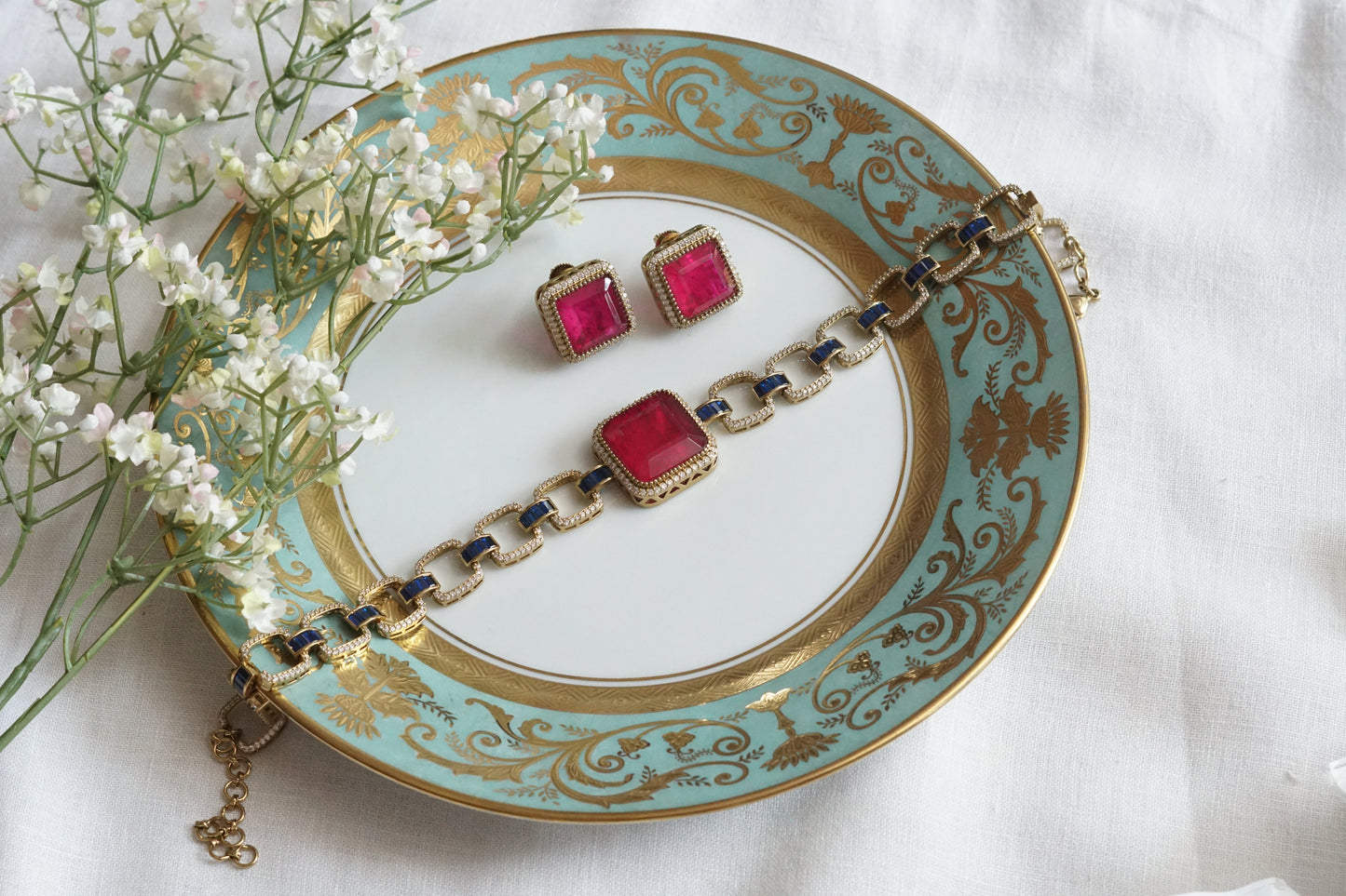 AD Choker Set (4-9129)(B) - JEWELSTYLE