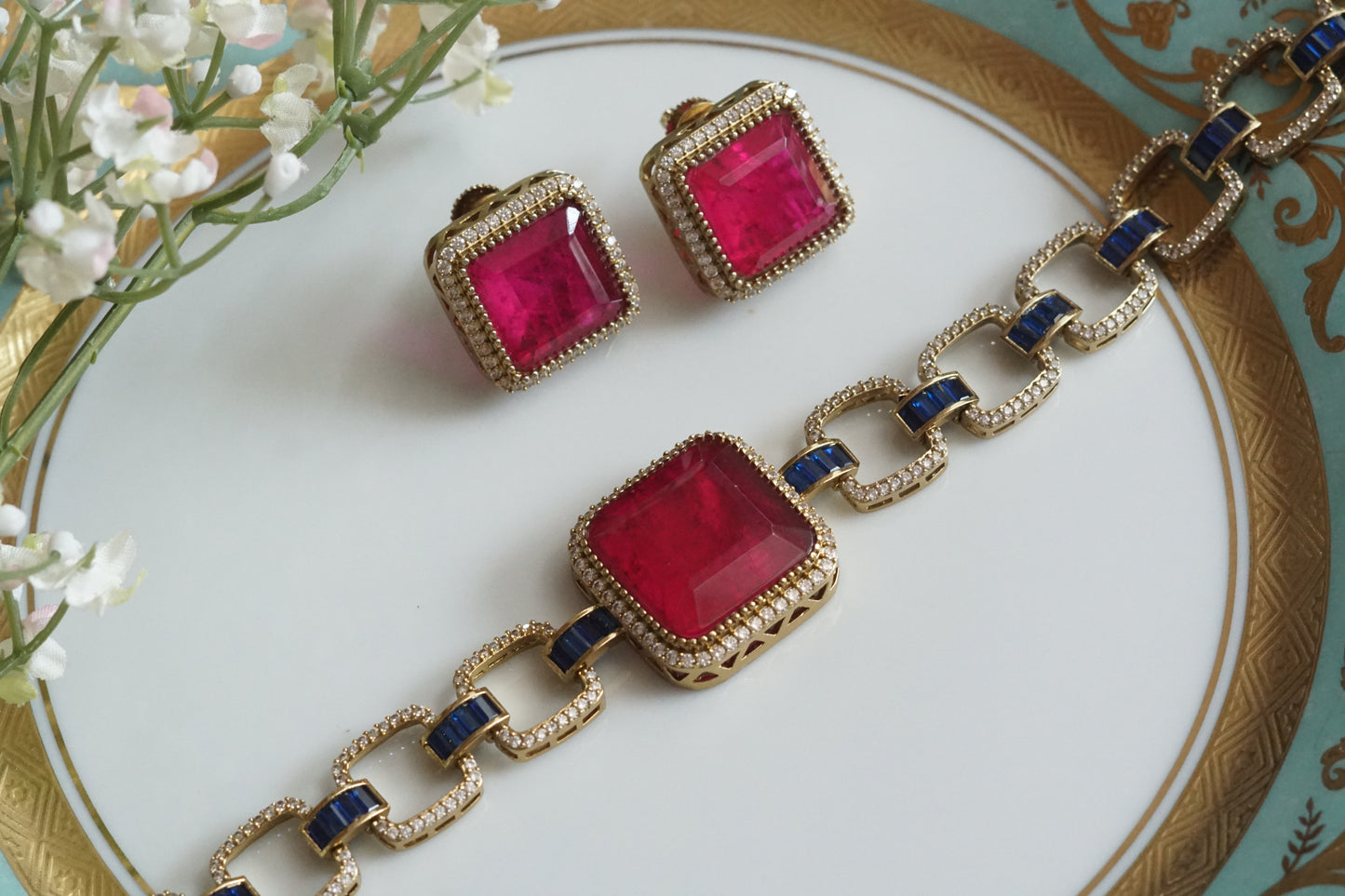 AD Choker Set (4-9129)(B) - JEWELSTYLE