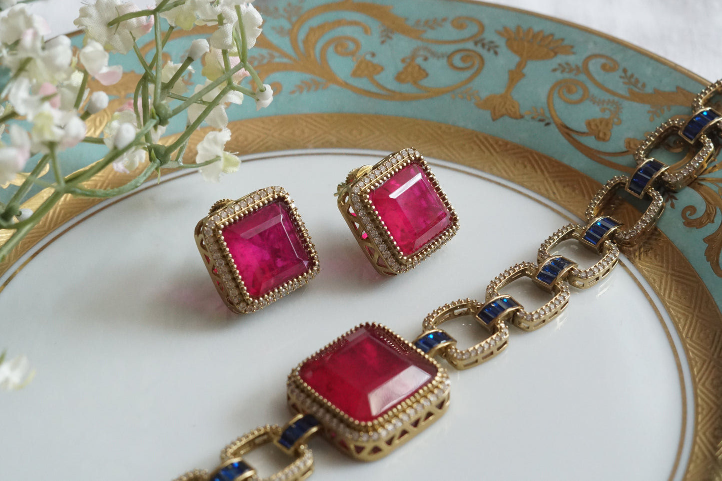 AD Choker Set (4-9129)(B) - JEWELSTYLE