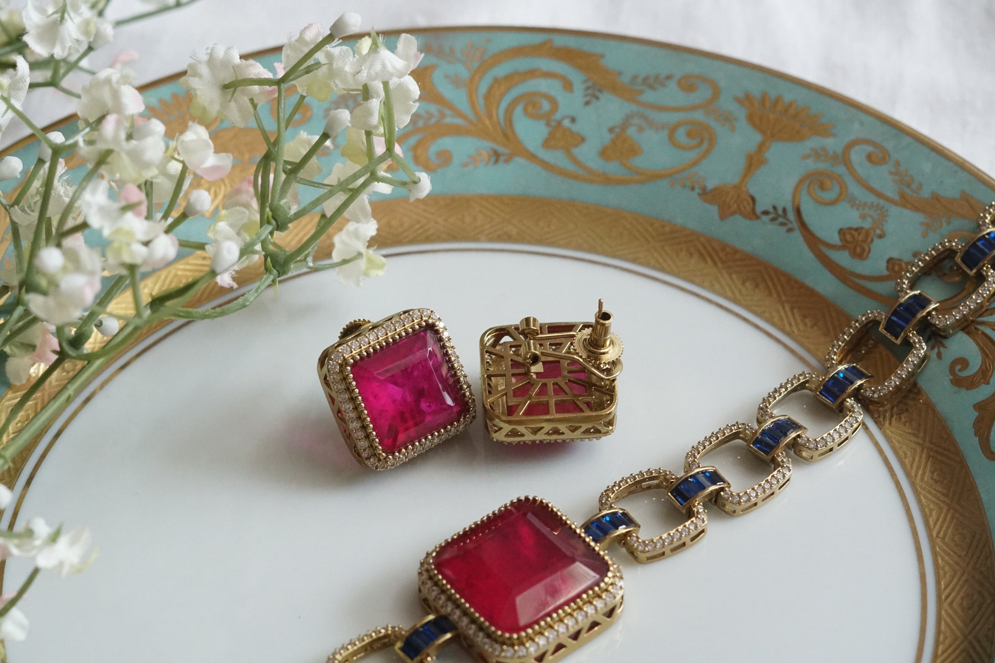 AD Choker Set (4-9129)(B) - JEWELSTYLE
