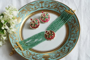 kundan choker set (4-8236)(R)