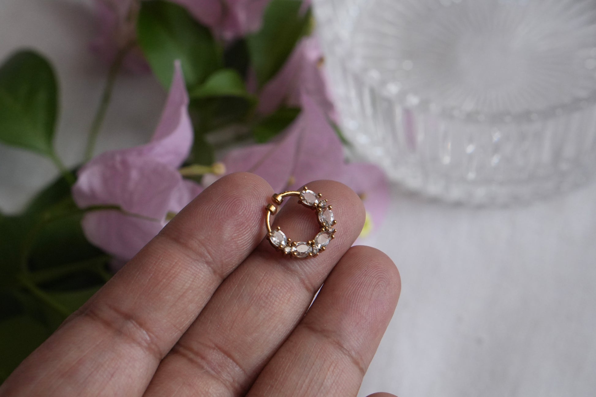 Kundan Nosering(2-282)(AK) - JEWELSTYLE
