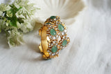 Kundan Openable bangle (3-448)(R) Size 2’4