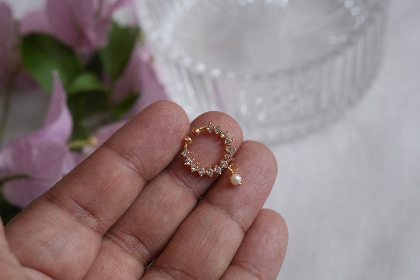 Kundan Nosering(2-283)(AK) - JEWELSTYLE