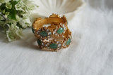 Kundan Openable bangle (3-448)(R) Size 2’4