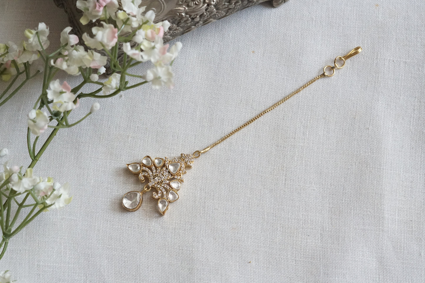 Polki Maangtika (5-1716)(B) - JEWELSTYLE