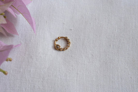 Kundan Nosering(2-284)(AK) - JEWELSTYLE