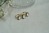 Polki Double Ring (6-350) - JEWELSTYLE