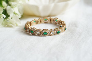 Polki Openable bangle (3-446)(B) Size 2’4