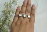 Polki Double Ring (6-350) - JEWELSTYLE
