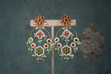 kundan Earring (1-4691)(R)