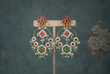 kundan Earring (1-4691)(R)