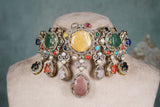 Multi Stone Polki choker set (4-8548)(B)