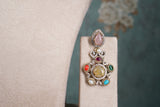 Multi Stone Polki choker set (4-8548)(B)