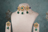 Polki choker set (4-8549)(B)