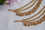 Antique gold Earchain(9-371)(AK) - JEWELSTYLE
