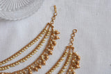 Antique gold Earchain(9-371)(AK) - JEWELSTYLE