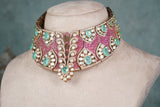 Polki Necklace set (4-8557)(B)