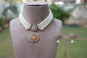 Polki  Necklace set (4-7817) (B)