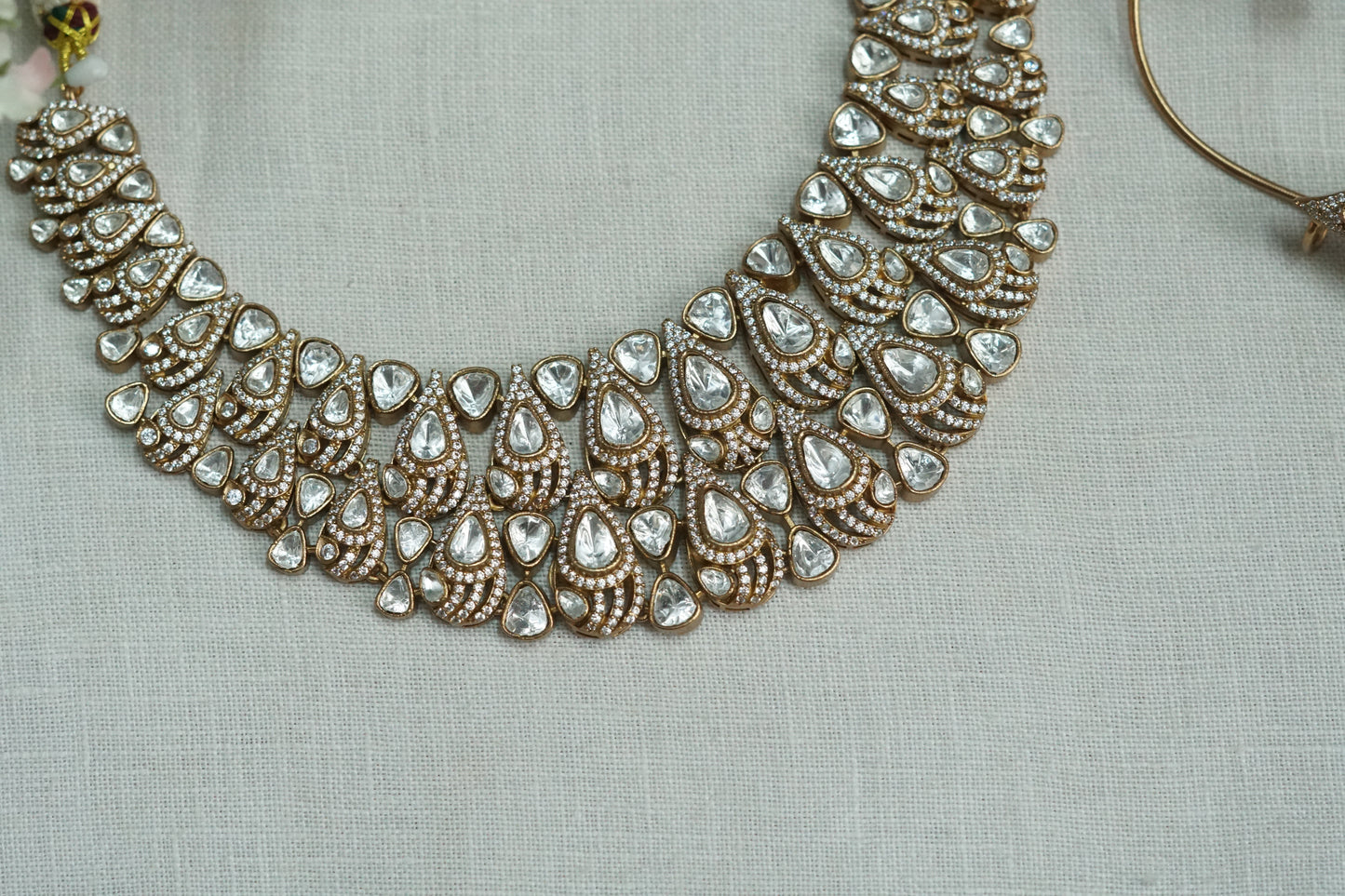Polki Necklace set (4-9180)(B)