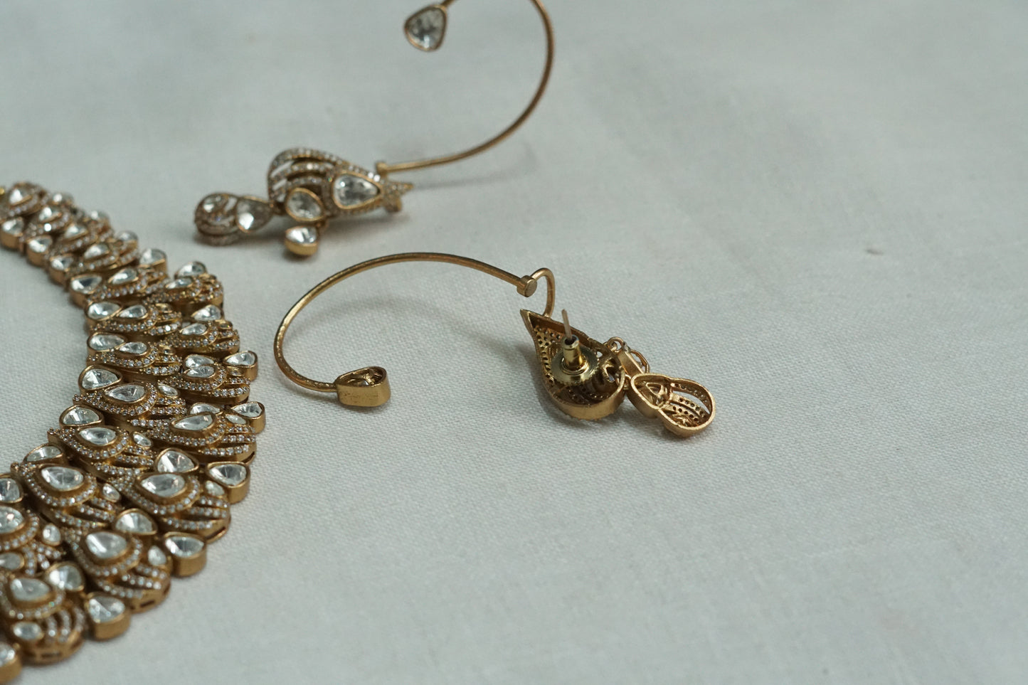 Polki Necklace set (4-9180)(B)