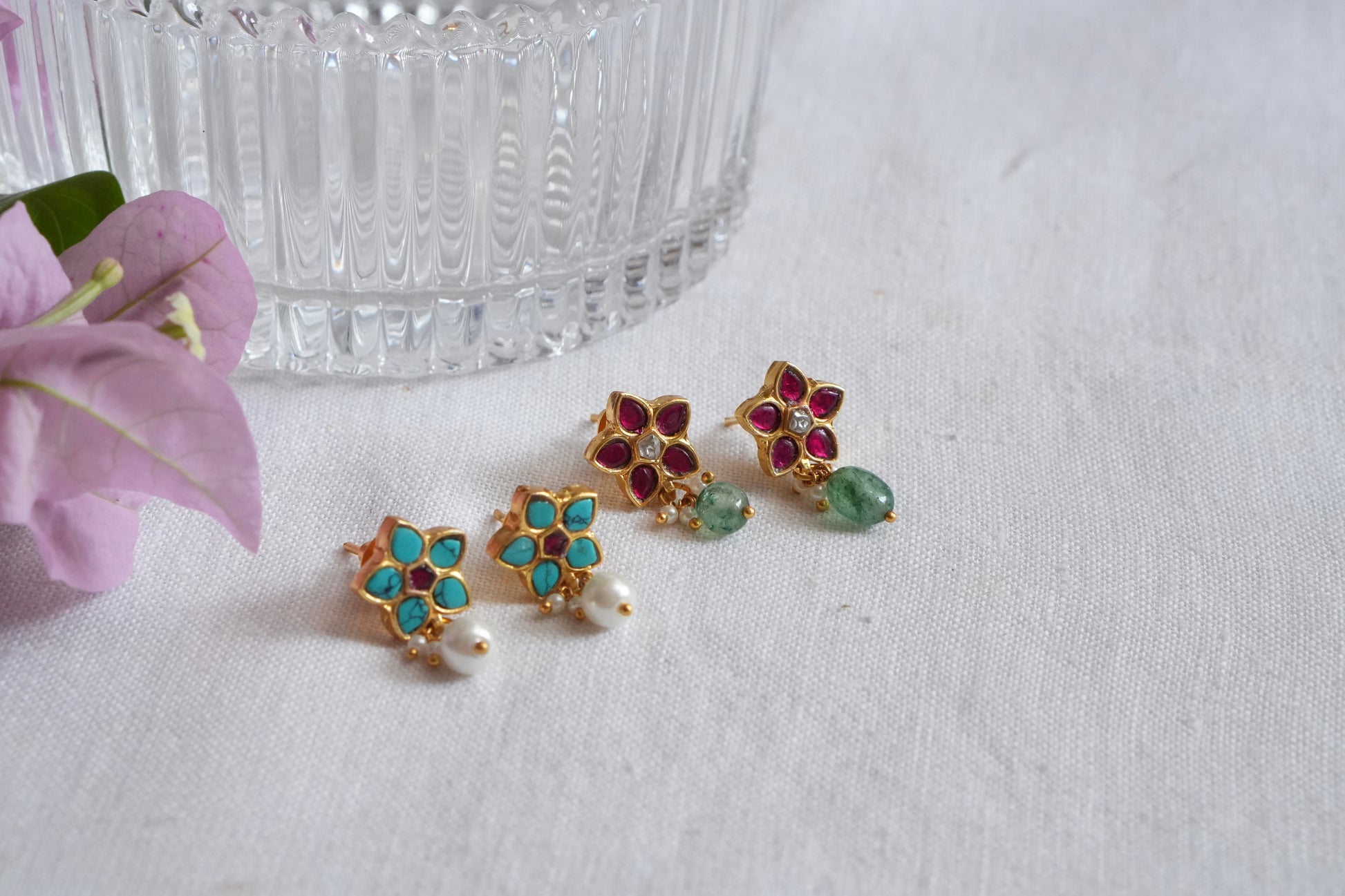 Kundan Studs (1-5115)(B) - JEWELSTYLE