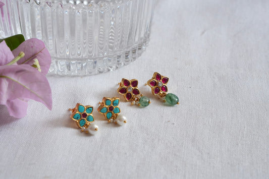 Kundan Studs (1-5115)(B) - JEWELSTYLE