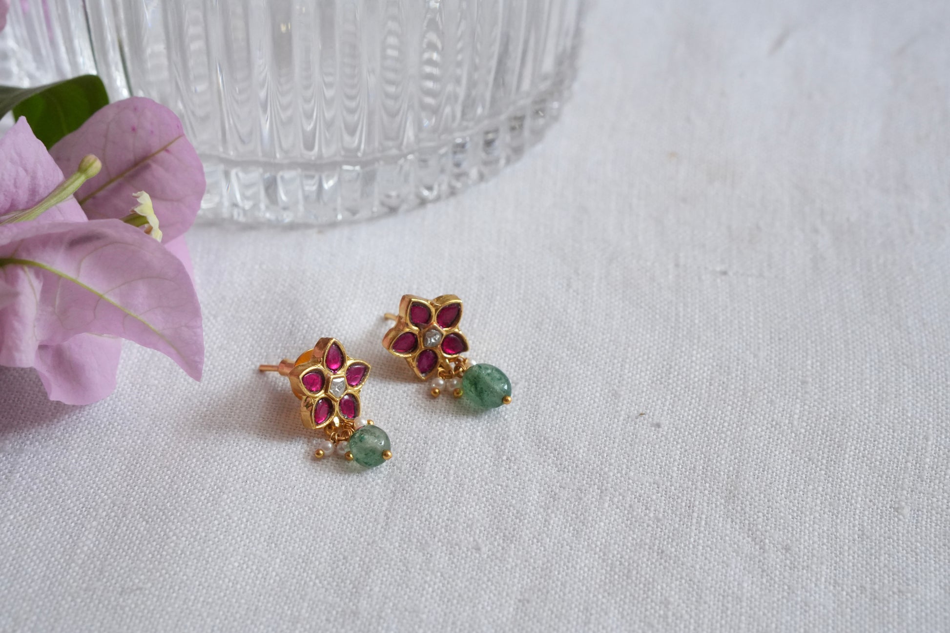 Kundan Studs (1-5115)(B) - JEWELSTYLE